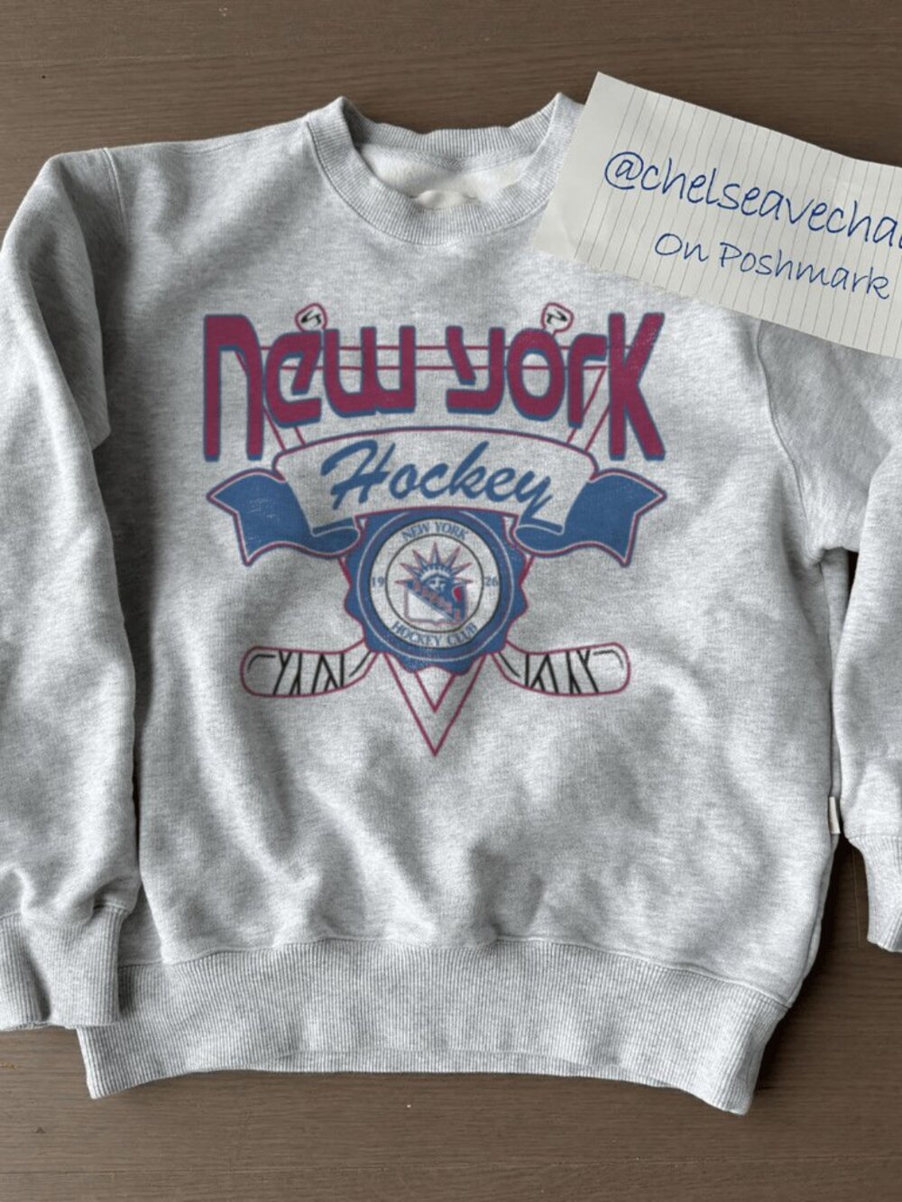 Vintage New York Rangers Hockey Sweatshirt, Retro 90s NHL NY Rangers Shirt Tee